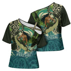 Aotearoa Tangaroa Atua Cross Shoulder Shirt New Zealand God Of The Ocean - Aussie Hoodie