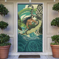 Aotearoa Tangaroa Atua Door Cover New Zealand God Of The Ocean - Aussie Hoodie