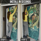 Aotearoa Tangaroa Atua Door Cover New Zealand God Of The Ocean - Aussie Hoodie