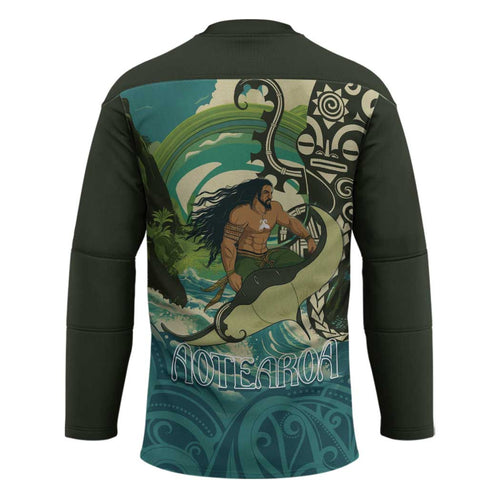 Aotearoa Tangaroa Atua Hockey Jersey New Zealand God Of The Ocean - Aussie Hoodie