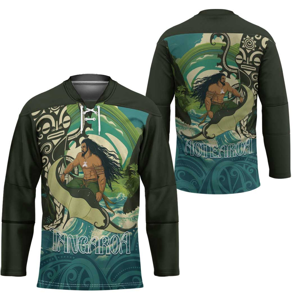 Aotearoa Tangaroa Atua Hockey Jersey New Zealand God Of The Ocean - Aussie Hoodie