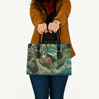 Aotearoa Tangaroa Atua Leather Bag New Zealand God Of The Ocean - Aussie Hoodie
