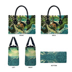 Aotearoa Tangaroa Atua Leather Bag New Zealand God Of The Ocean - Aussie Hoodie