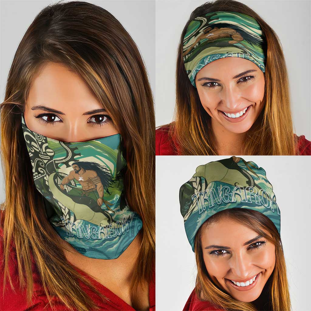 Aotearoa Tangaroa Atua Neck Gaiter New Zealand God Of The Ocean - Aussie Hoodie