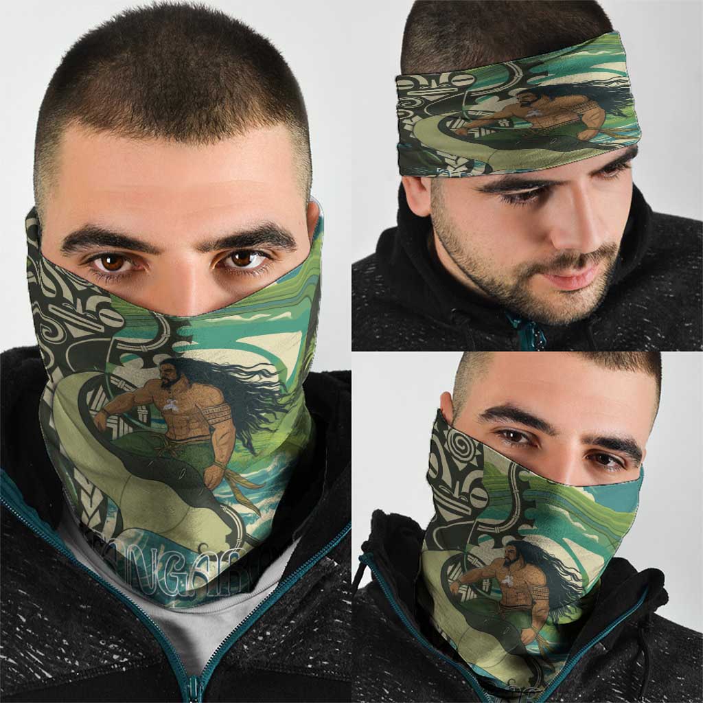 Aotearoa Tangaroa Atua Neck Gaiter New Zealand God Of The Ocean - Aussie Hoodie