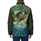 Aotearoa Tangaroa Atua Padded Jacket New Zealand God Of The Ocean - Aussie Hoodie