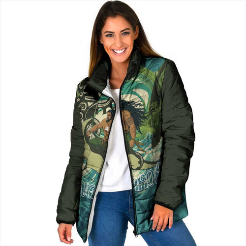 Aotearoa Tangaroa Atua Padded Jacket New Zealand God Of The Ocean - Aussie Hoodie