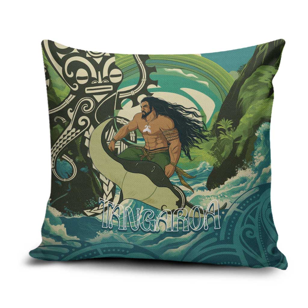 Aotearoa Tangaroa Atua Pillow Cover New Zealand God Of The Ocean - Aussie Hoodie