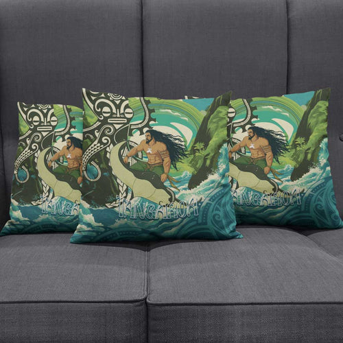 Aotearoa Tangaroa Atua Pillow Cover New Zealand God Of The Ocean - Aussie Hoodie