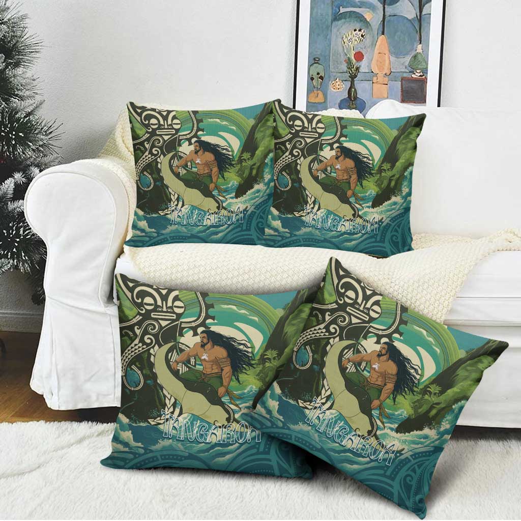 Aotearoa Tangaroa Atua Pillow Cover New Zealand God Of The Ocean - Aussie Hoodie