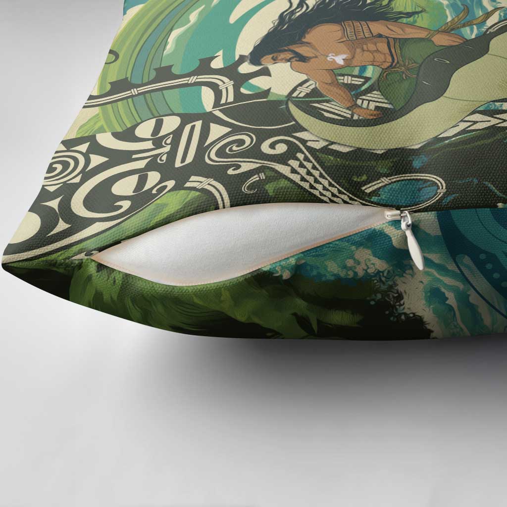 Aotearoa Tangaroa Atua Pillow Cover New Zealand God Of The Ocean - Aussie Hoodie