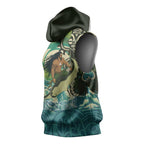 Aotearoa Tangaroa Atua Sleeveless Hoodie New Zealand God Of The Ocean - Aussie Hoodie