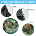 Aotearoa Tangaroa Atua Spare Tire Cover New Zealand God Of The Ocean