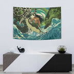 Aotearoa Tangaroa Atua Tapestry New Zealand God Of The Ocean