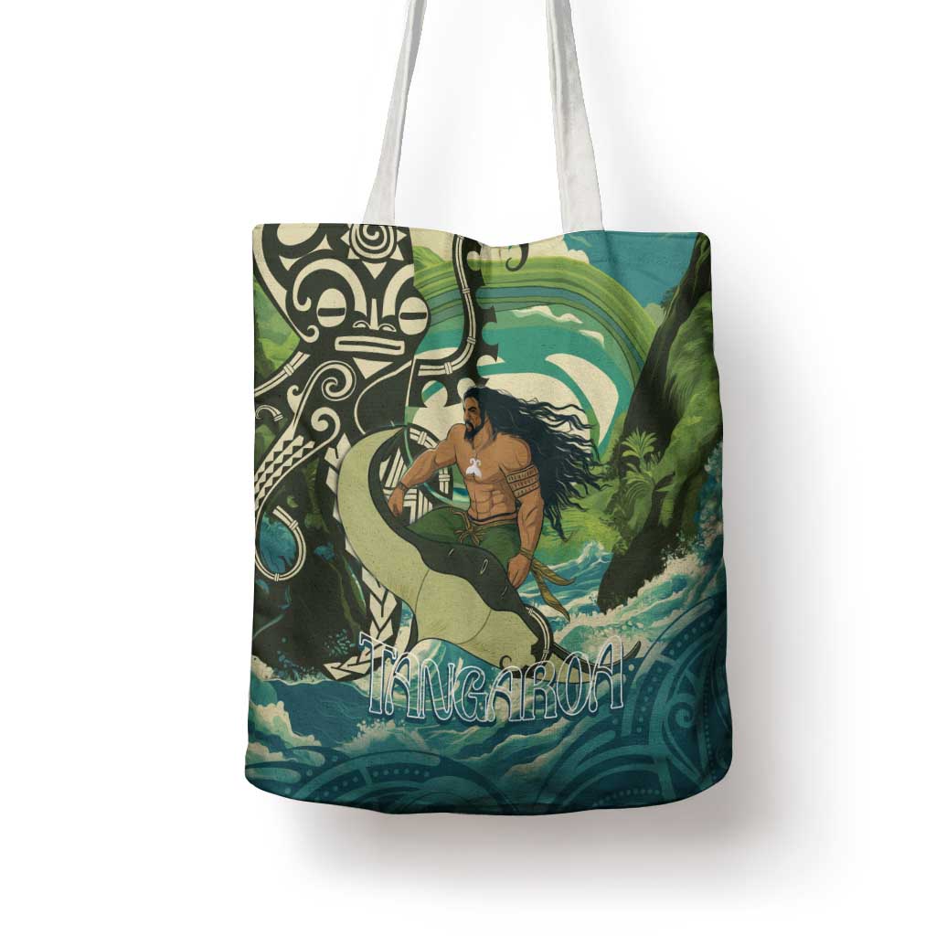 Aotearoa Tangaroa Atua Tote Bag New Zealand God Of The Ocean - Aussie Hoodie