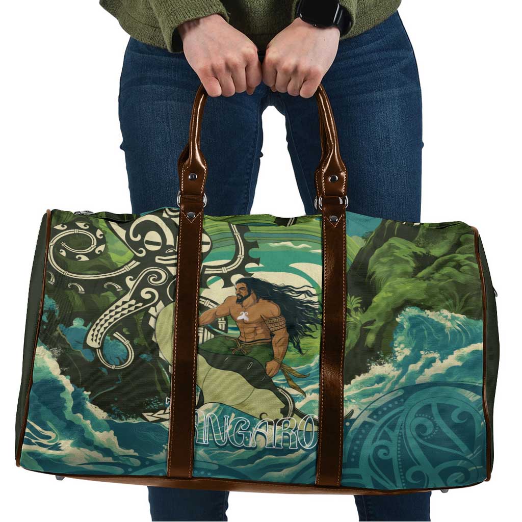 Aotearoa Tangaroa Atua Travel Bag New Zealand God Of The Ocean - Aussie Hoodie