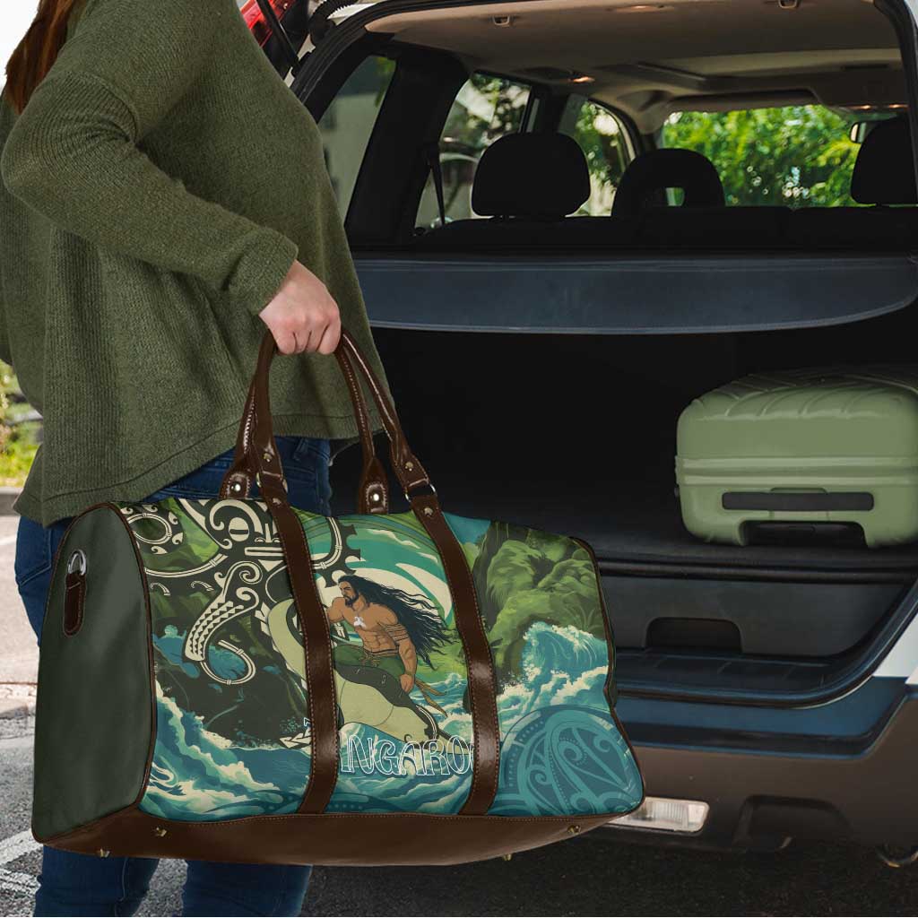 Aotearoa Tangaroa Atua Travel Bag New Zealand God Of The Ocean - Aussie Hoodie