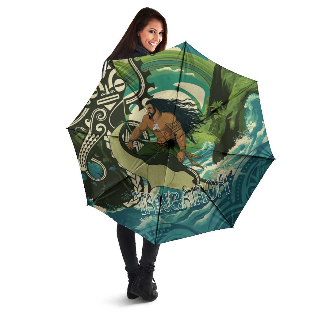 Aotearoa Tangaroa Atua Umbrella New Zealand God Of The Ocean - Aussie Hoodie