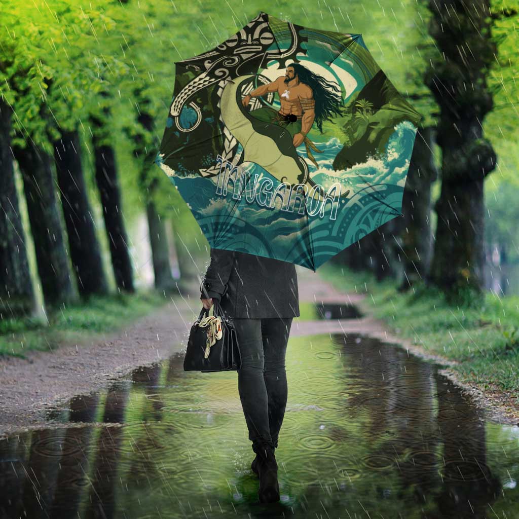 Aotearoa Tangaroa Atua Umbrella New Zealand God Of The Ocean - Aussie Hoodie