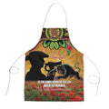 Personalised Panthers Rugby ANZAC Day Apron Last Post Poppy We Will Remember Them