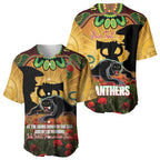 Personalised Panthers Rugby ANZAC Day Baseball Jersey Last Post Poppy We Will Remember Them