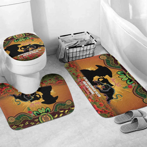 Personalised Panthers Rugby ANZAC Day Bathroom Set Last Post Poppy We Will Remember Them