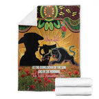 Personalised Panthers Rugby ANZAC Day Blanket Last Post Poppy We Will Remember Them