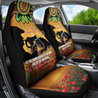 Personalised Panthers Rugby ANZAC Day Car Seat Cover Last Post Poppy We Will Remember Them