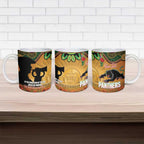 Personalised Panthers Rugby ANZAC Day Ceramic Mug Last Post Poppy We Will Remember Them
