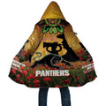 Personalised Panthers Rugby ANZAC Day Cloak Last Post Poppy We Will Remember Them