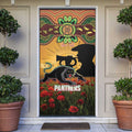 Personalised Panthers Rugby ANZAC Day Door Cover Last Post Poppy We Will Remember Them