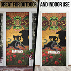 Personalised Panthers Rugby ANZAC Day Door Cover Last Post Poppy We Will Remember Them