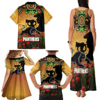 Personalised Panthers Rugby ANZAC Day Family Matching Tank Maxi Dress and Hawaiian Shirt Last Post Poppy We Will Remember Them