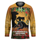 Personalised Panthers Rugby ANZAC Day Hockey Jersey Last Post Poppy We Will Remember Them