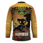 Personalised Panthers Rugby ANZAC Day Hockey Jersey Last Post Poppy We Will Remember Them