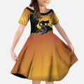 Personalised Panthers Rugby ANZAC Day Kid Short Sleeve Dress Last Post Poppy We Will Remember Them