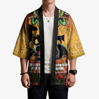Personalised Panthers Rugby ANZAC Day Kimono Last Post Poppy We Will Remember Them