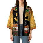 Personalised Panthers Rugby ANZAC Day Kimono Last Post Poppy We Will Remember Them
