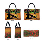 Personalised Panthers Rugby ANZAC Day Leather Bag Last Post Poppy We Will Remember Them