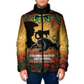 Personalised Panthers Rugby ANZAC Day Padded Jacket Last Post Poppy We Will Remember Them