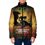 Personalised Panthers Rugby ANZAC Day Padded Jacket Last Post Poppy We Will Remember Them