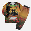 Personalised Panthers Rugby ANZAC Day Pajama Set Last Post Poppy We Will Remember Them