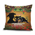 Personalised Panthers Rugby ANZAC Day Pillow Cover Last Post Poppy We Will Remember Them