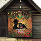 Personalised Panthers Rugby ANZAC Day Quilt Last Post Poppy We Will Remember Them