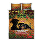 Personalised Panthers Rugby ANZAC Day Quilt Bed Set Last Post Poppy We Will Remember Them