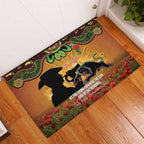 Personalised Panthers Rugby ANZAC Day Rubber Doormat Last Post Poppy We Will Remember Them