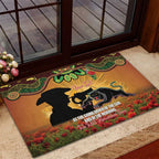 Personalised Panthers Rugby ANZAC Day Rubber Doormat Last Post Poppy We Will Remember Them