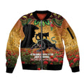 Personalised Panthers Rugby ANZAC Day Sleeve Zip Bomber Jacket Last Post Poppy We Will Remember Them