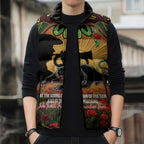 Personalised Panthers Rugby ANZAC Day Sleeveless Puffer Jacket Last Post Poppy We Will Remember Them