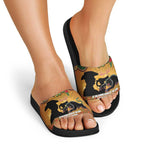 Personalised Panthers Rugby ANZAC Day Slide Sandals Last Post Poppy We Will Remember Them